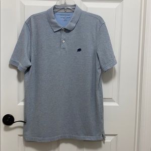 Banana republic polo style 💯 cotton L gray shirt